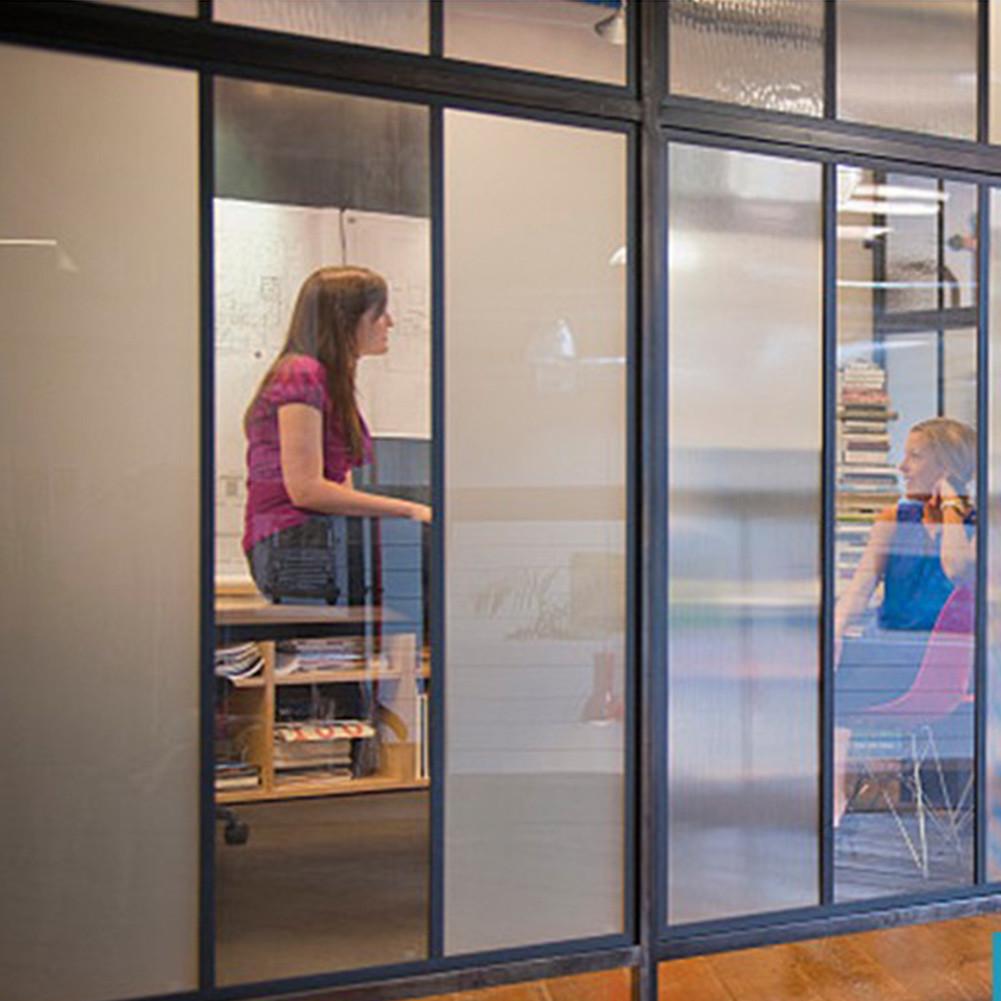 PVC Window Film Removeable Self Static Privacy Frosted Glass Film For Bathroom Office Meeting Room Waterproof Glass Sticker