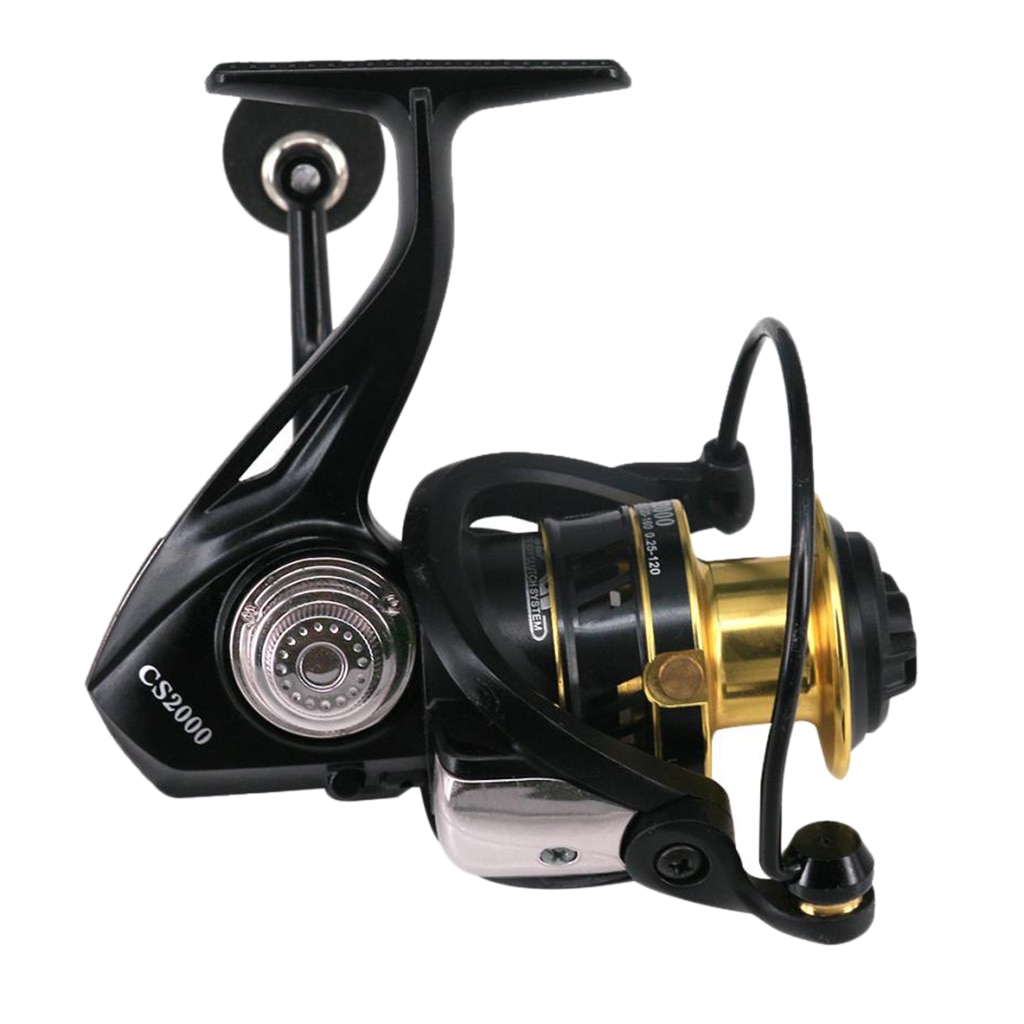 Powerful Fishing Spinning Reel Smooth Saltwater/Freshwater Reel for inshore fishing and for Bass Catfish and Northern Pike