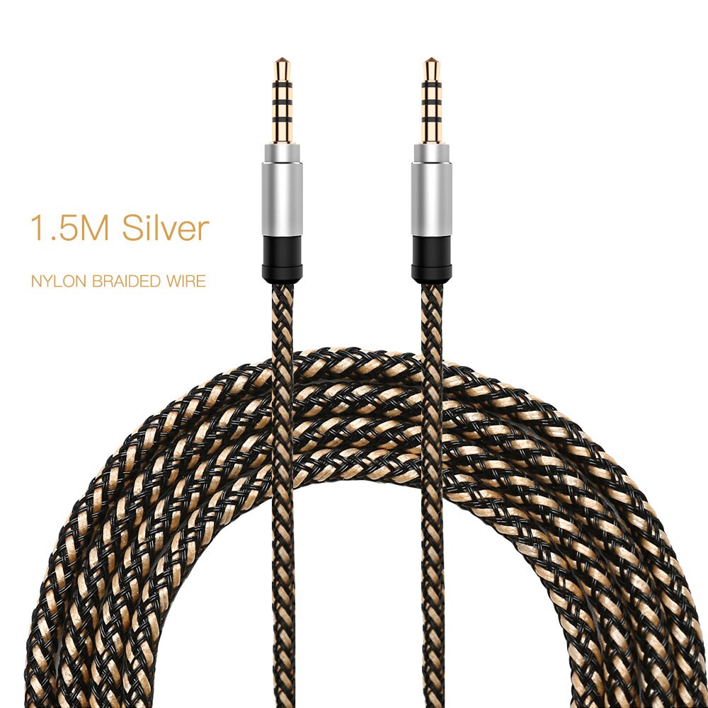 3.5mm Jack Aux Cable Male to Male Audio Cable 3.5 Jack Phone Extension Cable for Jack 3.5 for Phone MP3 Headphone Speaker