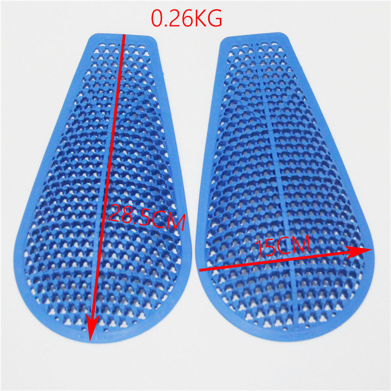 Protezione per l'equitazione Equipaggiamento CE Inserto Armatura Ginocchio Protezione per l'anca Pantaloni da moto Gel di silice di ricambio (2 ginocchiere + 2 protezioni per l'anca)