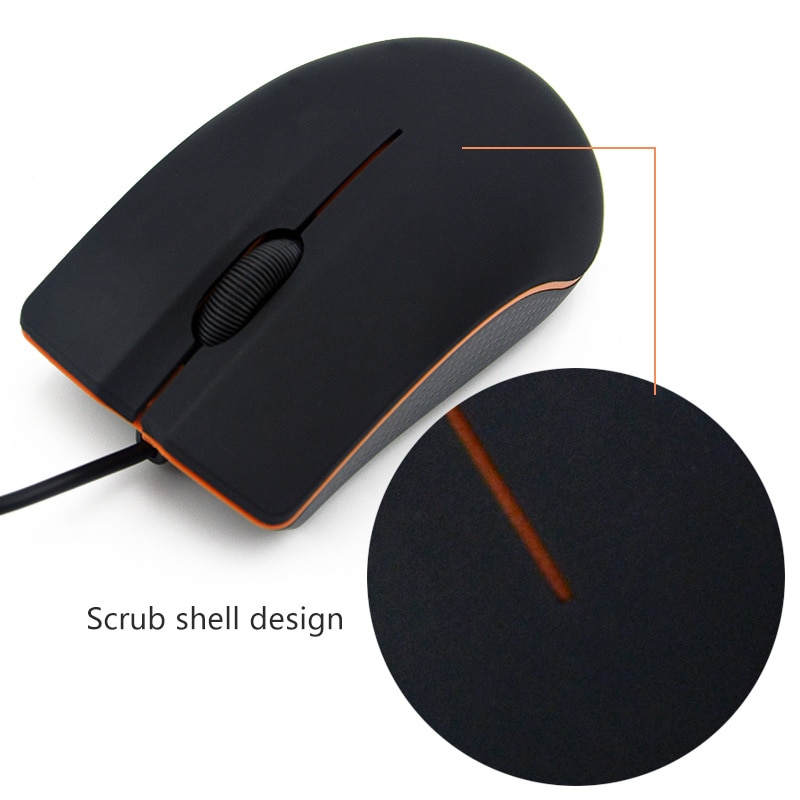 1Pcs Bedrade Muis Matte Textuur 1200Dpi Computer Office Mouse Usb Kabel Gaming Muis Bedrade Muis Gamer Voor Pc notebook Laptop