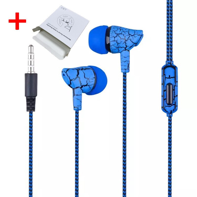 A10 3.5mm Draagbare Oortelefoon Stereo Bass Oortjes Touw Draad Handfree Met Microfoon Headset voor iPhone Xiaomi Huawei Samsung