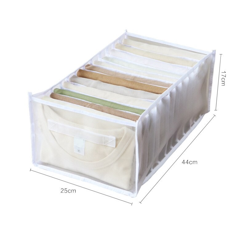 7/9 Grids Closet Kleren Lade Organizer Mesh Compartiment Opbergdoos Opvouwbare Ondergoed Organisatoren Opslag Verdelers