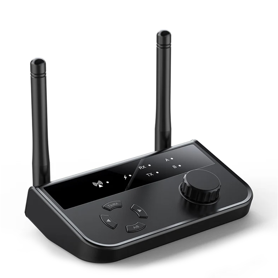 2 In 1 Bluetooth 5.3 Audio Receiver Transmitter 3.5mm Aux Jack RCA Stereo Music Wireless Adapter Dongle for TV Car PC Headphones