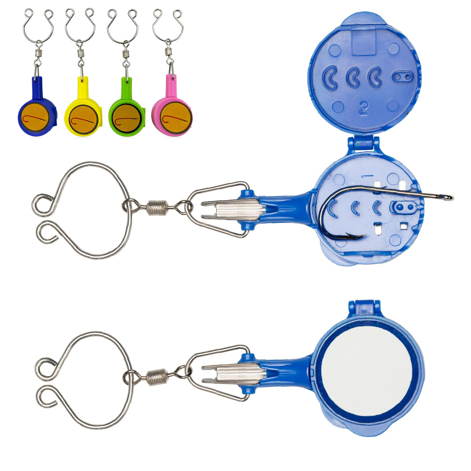 Vissen Knoop Koppelverkoop Gereedschap Vishaak Opbergdoos Bescherm tegen Vishaken Draagbare Vishaak Organisator Visaccessoires Visgerei