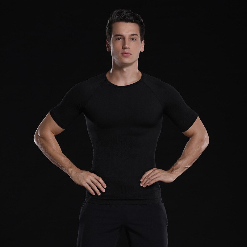 HaleyChan Men Shapewear Vest Seamless Abdomen Slim Shirt Classic Abs Body Shaper Steampunk Mens Slimming Shaper Men Bodysuit