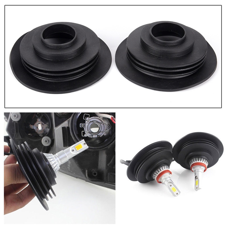 2 Stuks Universele Koplamp Stofkap Cap 3.2Cm Voor Led Hid Xenon Halogeen Lamp Waterdichte Auto Lampen. Stofkap