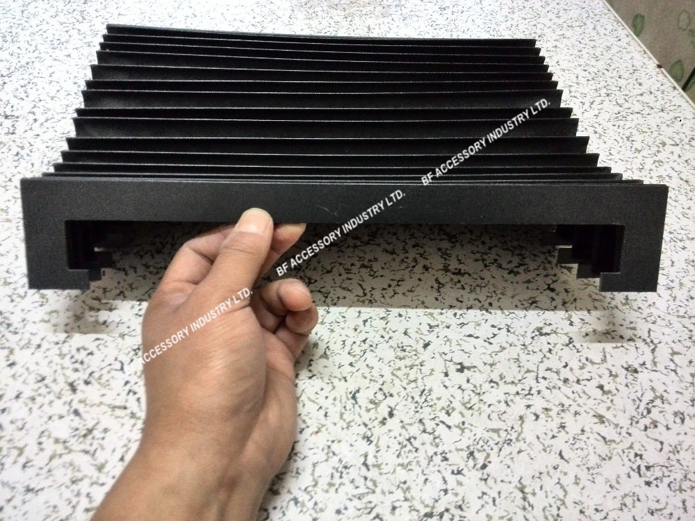 Freesmachine, flexibele beschermende platte accordeonbalg, afdekgereedschap, CNC-machieedschap, stofdoek, beschermt machines tegen stof, olie en water (130 mm Freesmachine, flexibele beschermende platte accordeonbalg, afdekgereedschap, CNC-machieedschap, stofdoek, beschermt machines tegen stof, olie en water (130 mm