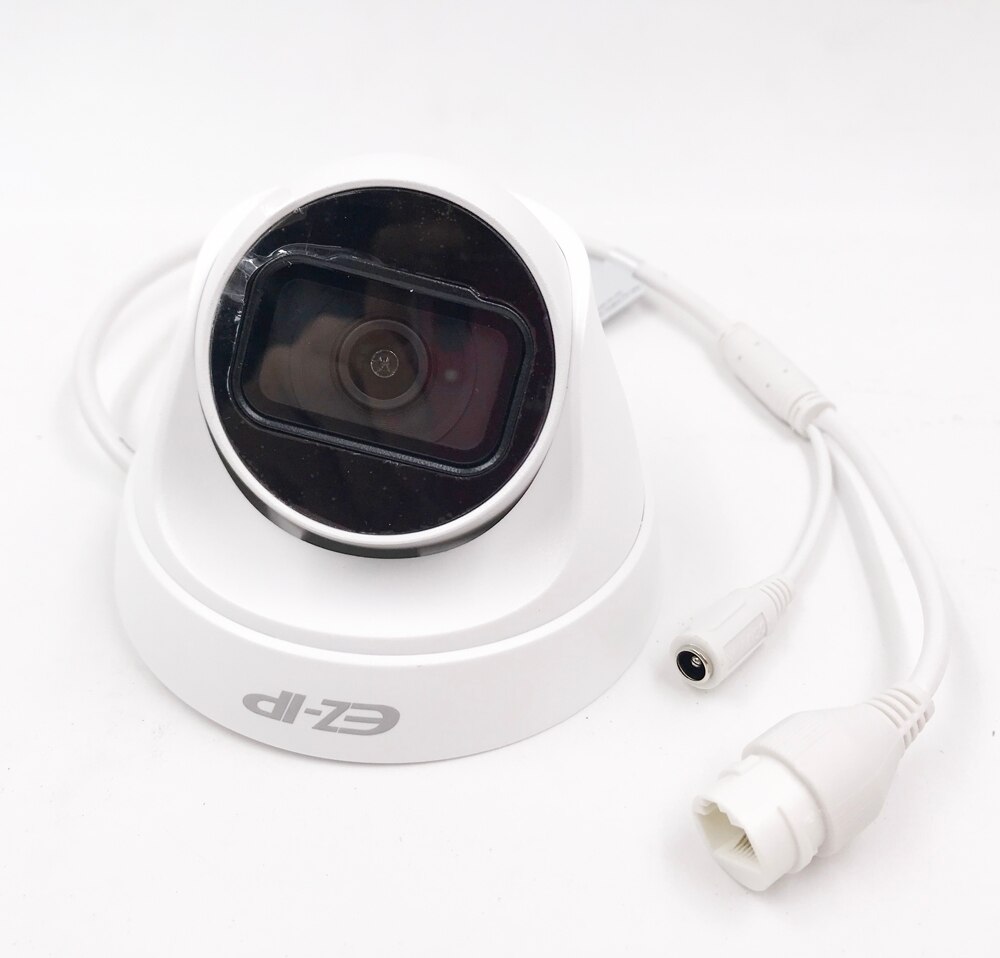 Original Dahua 2MP 1080P IR Turret Network Camera EZ-IP Camera 2.8 mm Fixed lens 3.6mm optional Waterproof H.265 Poe IPC-T1B20-L