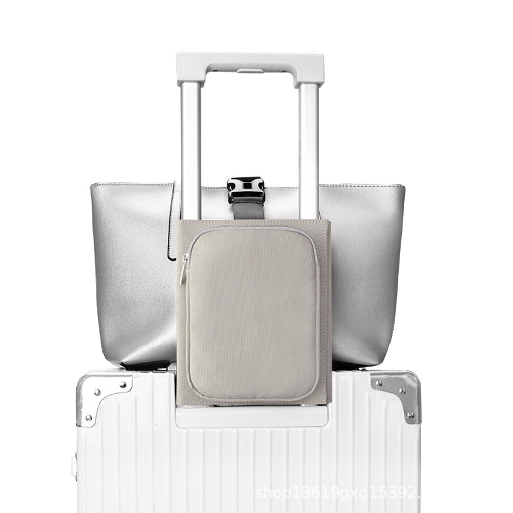 Tragbare Gepäck Riemen Multifunktionale Reise Veranstalter Gepäck Bungee Plus Tasche Gurt unisex Einstellbare Nylon Koffer Lagerung: Licht Grau