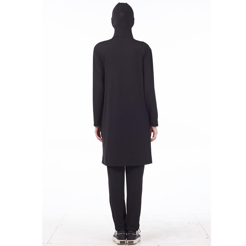 Maillot de bain musulman grande taille pour femmes et filles, couverture complète, Hijab modeste, burkini, plage, surf
