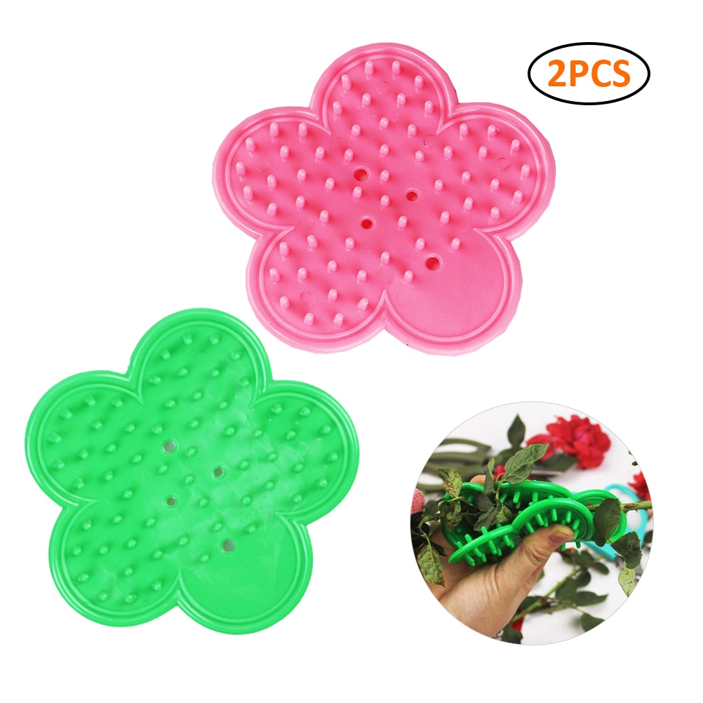 2pcs Rose Plier Removing Burrs Garden Tool Rose Thorn Stem Leaf Stripper Pruning Flower Branches Gardening Supplies: Default Title