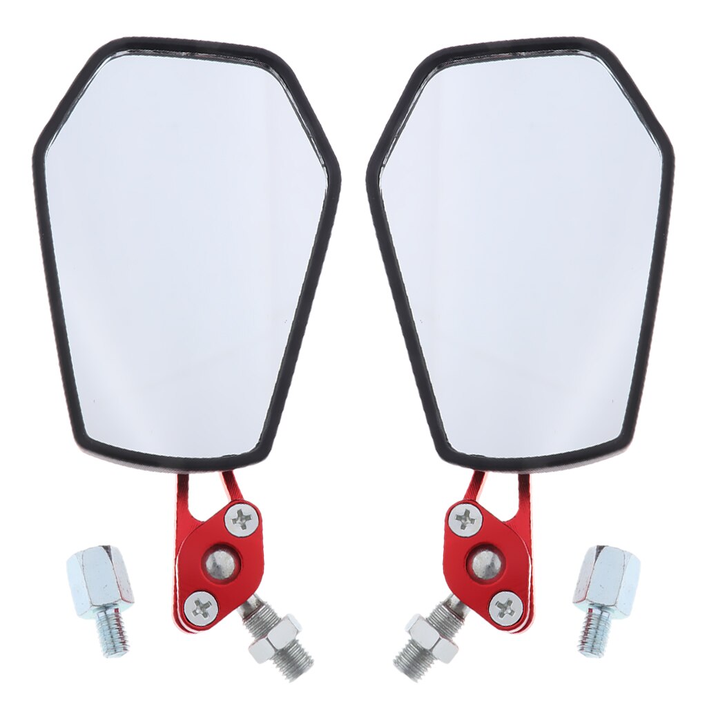 1x universal Aluminum Racing Side Rear View Mirrors for Motorcycle Dirt Bikes ATV Racing Side Rear View Mirrors Easy to install