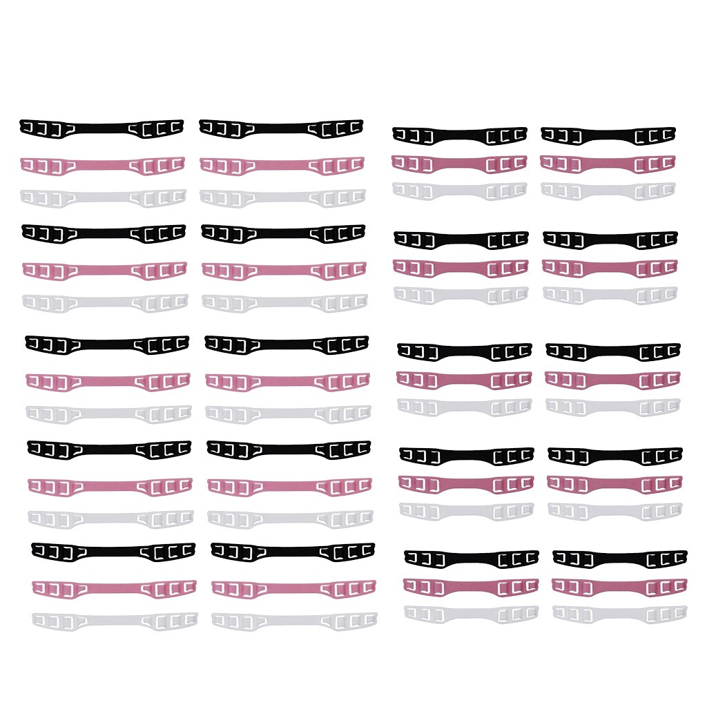 Set Of 60 Flexible Plastic Child 4-Gears Adjustable Ear Grips Extension Hook