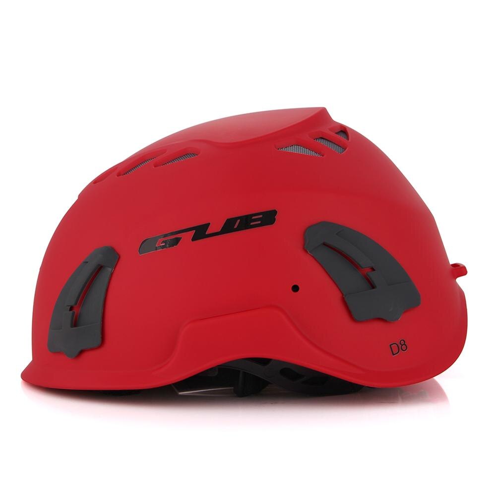 GUB – casque multifonction pour vtt, vtt, escalade, vélo de sport, pour cheval, moulé intégralement, D8: Rouge