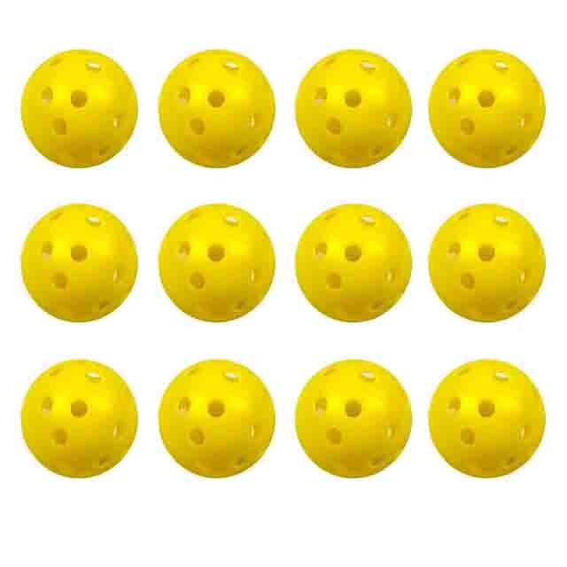 Portable golf practice ball outdoor exercise golf training ball outdoor golf practice ball golf accessories: Yellow