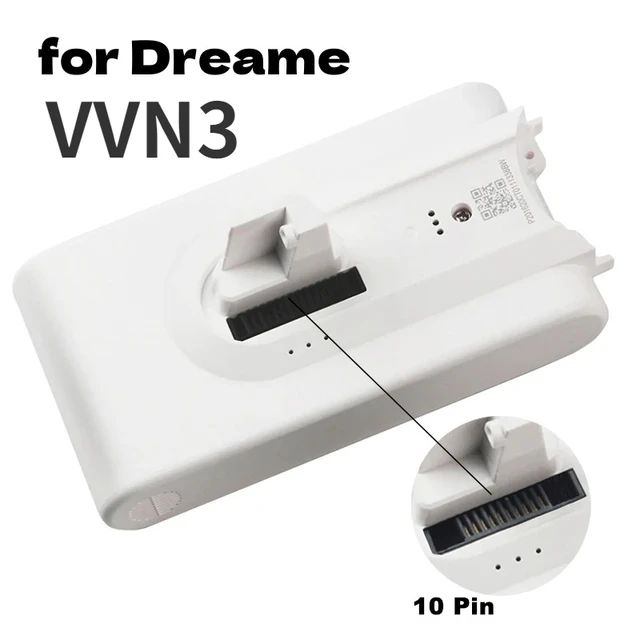 Batería Original de 5000mAh para Dreame V9 V9P XR V10 VVN3 VVN4 V8, batería de repuesto, accesorio para aspiradora inalámbrica de mano: Plata
