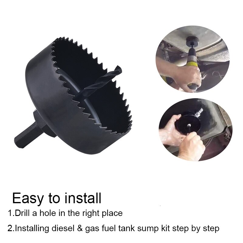 evil energy Universal Fuel Tank Sump Kit For FASS AirDog Fuelab Compatible With Cummins Duramax Powerstroke 1 Set