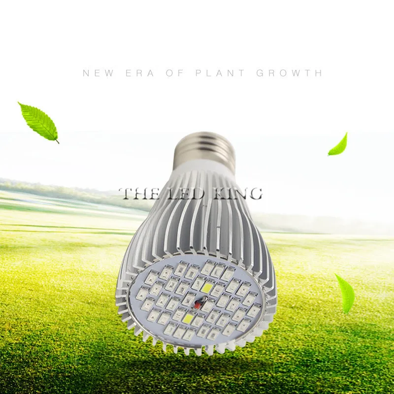 Grow light E27 Phyto Lamp 18W 30W 80W E27 GU10 Led Grows Light Full Spectrum Fitolamp Ac85-265V 5730 IR Uv Led Lamps For plants
