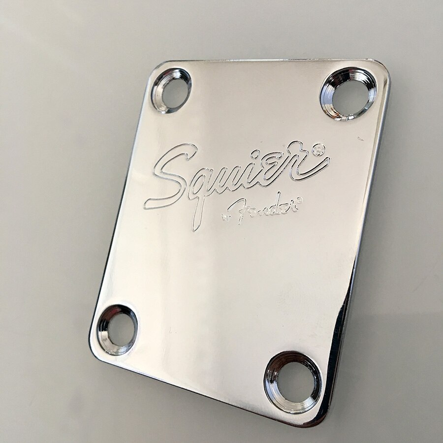 Guitar Neck Plate Gold/Chrome/Black For st/tele electric guitar: F