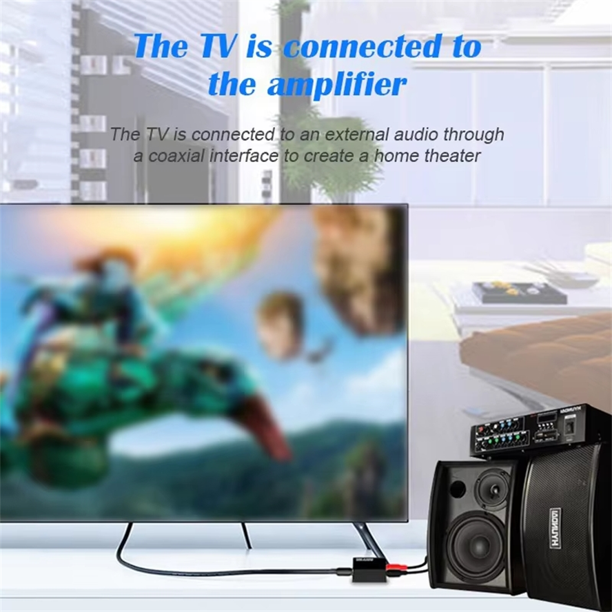 Audio-omzetter coaxiaal optisch vezel toslink digitaal naar jack 3.5mm analoog voor rca spdif digitale audio-decoder stereo-versterker