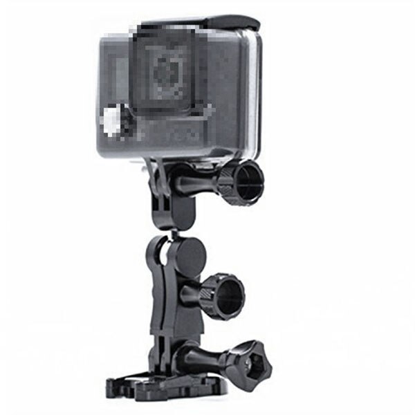 Alumiiniseoksesta valmistettu käsivarsikiinnitys pallonivelteline 360 astetta kääntyvä pyörivä kolmijalka adapteri gopro hero 6/ hero 5 mustalle/hero 4 sessille