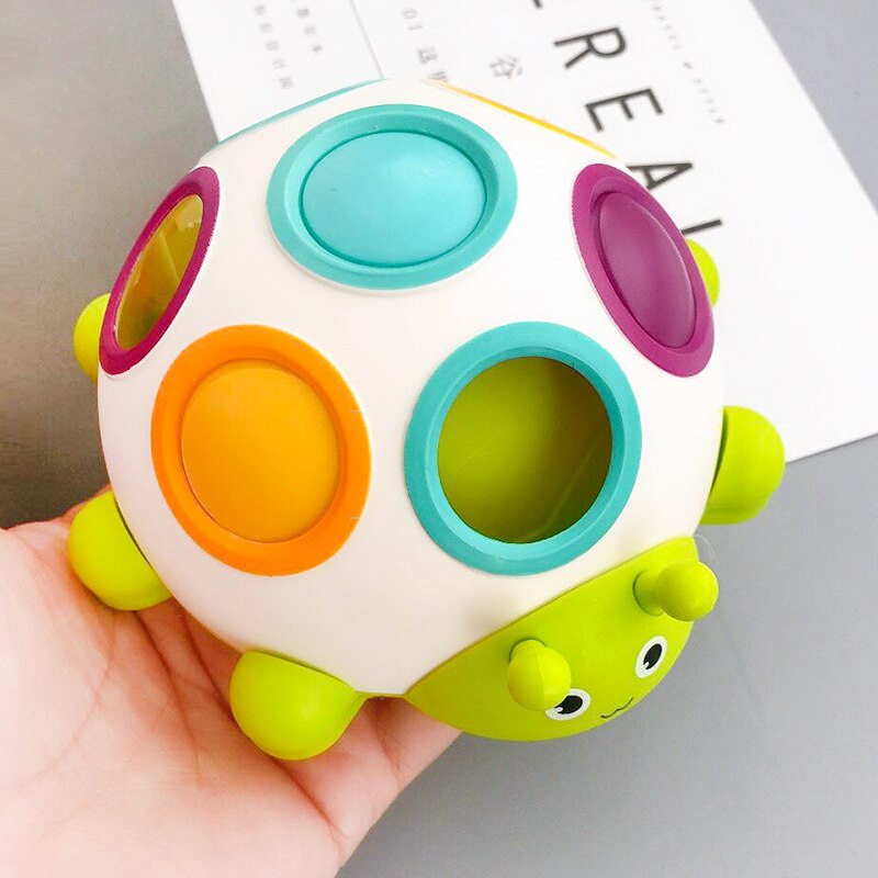 Aenses-juego de bolas de goma de tacto suave para bebé, Set de 6 uds. Con textura para desarrollar la actividad del bebé