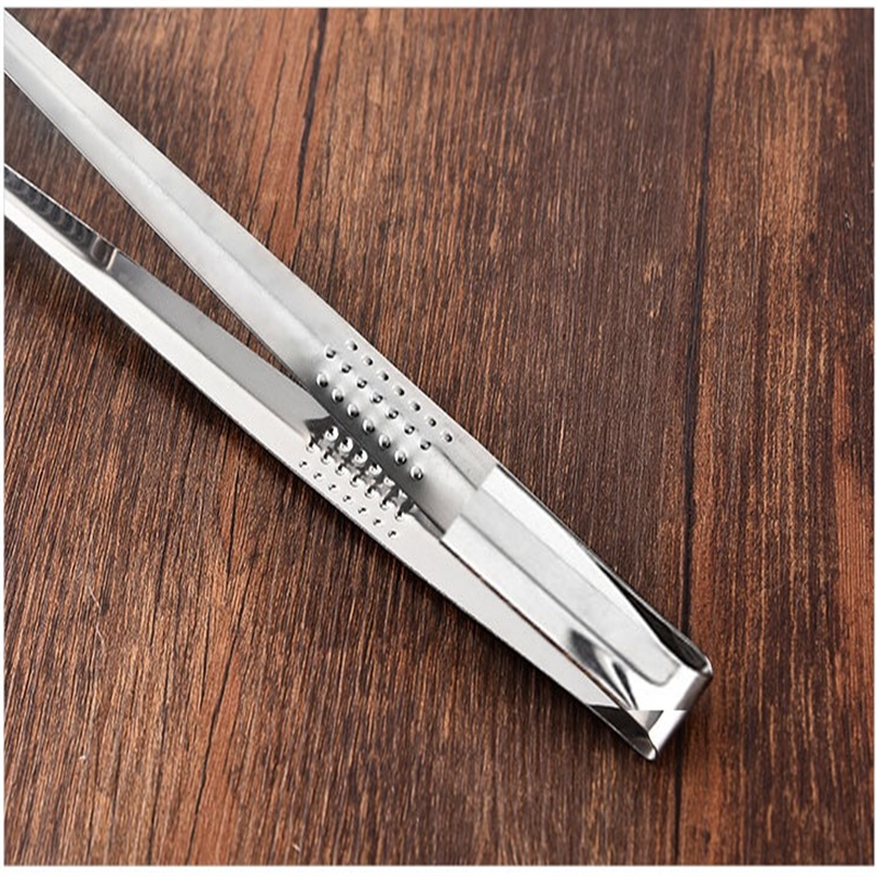 Filter Spoon with Clip Multi-functional Stainless Steel Colander Oil-Frying Filter Fried Food Clip Kitchen Tongs