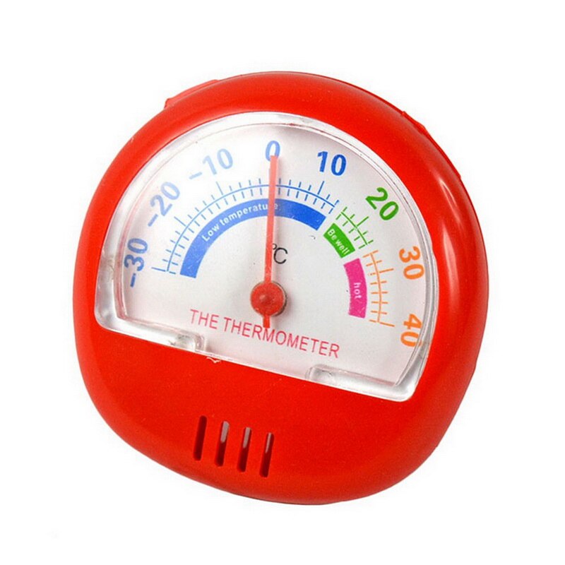3 In 1 Temperature Humidity Gauge Indicator Wall Hanging Weather Station Barometer Thermometer Hygrometer: red