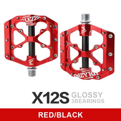 MZYRH mountain bike pedal bicycle pedal aluminum alloy bearing Palin road bike folding car universal cross-border: Fine polishing-2
