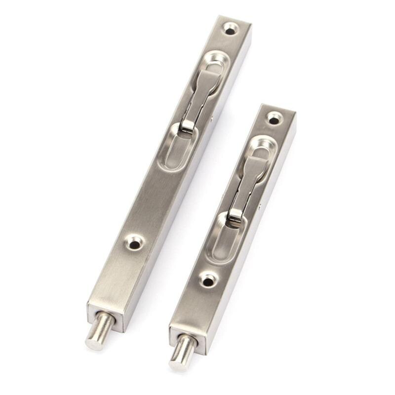 Roestvrij Staal Verlengen Deurslot Double Deur Onzichtbare Bout Dubbele Deur Opening Vierkante Klink Home Security Lock