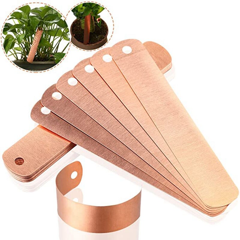 60Pcs Copper Gardening Labels Copper Wire Reusable Practical Plant Tag Plant Identifier