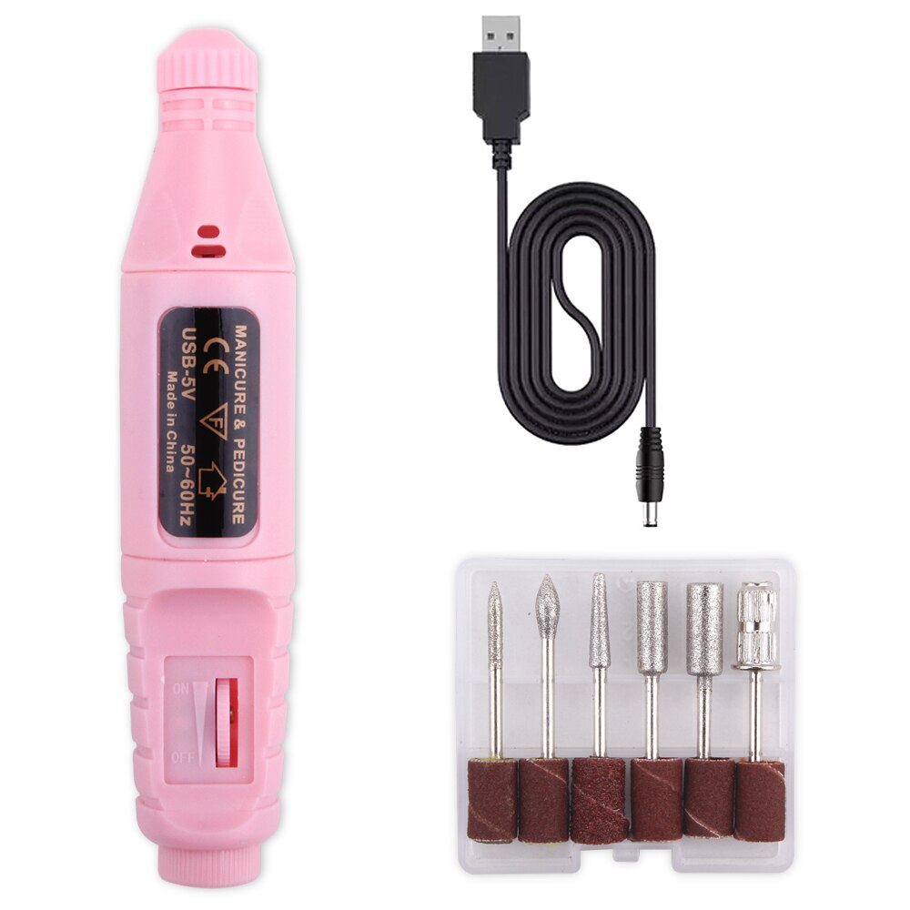Nagel Schneiden Maschine einstellen Elektrische Manikübetreffend Fräser Nagel Bohrer Stift Polieren Acryl Gel Entferner Nagel Datei Pedikübetreffend Werkzeuge: Neu Rosa einstellen