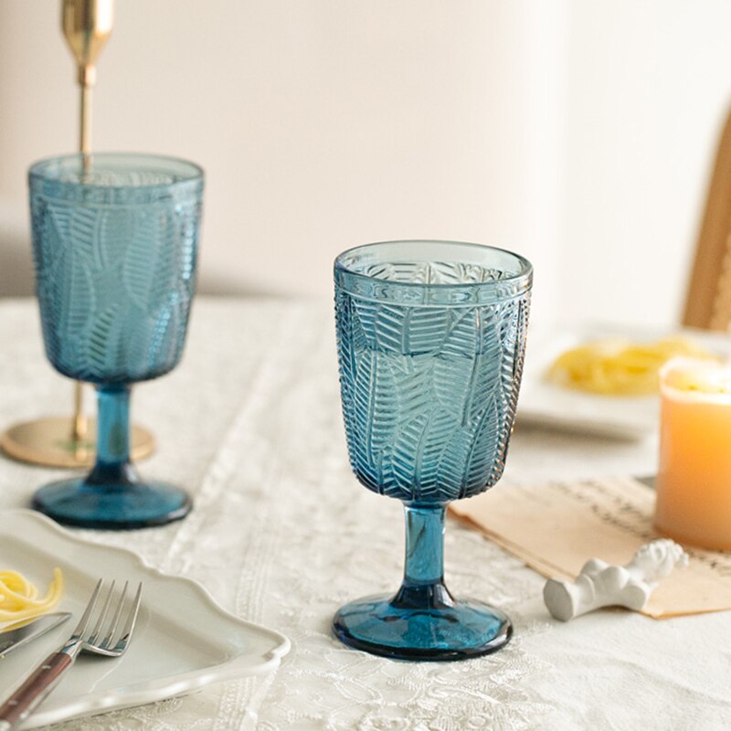 300ml retro vinglass kopper rav lettelse drikker fruktjuice bryllupsfest champagne kopp vin glass beger