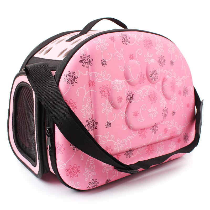 Draagbare Handtas Ruimte Eva Hond Outdoor Huisdier Ademend Schoudertas Rugzak Vouwen Reizen Schoudertas Kat: Pink