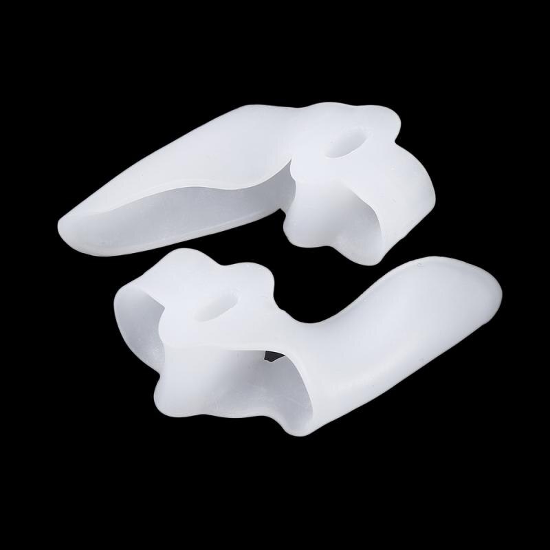 De Gel de silicona para juanetes, separador de dedos grande, alivia el dolor de pies, halux Valgus, protector de corrección de pie, cuidado de los pies 1 par: Default Title
