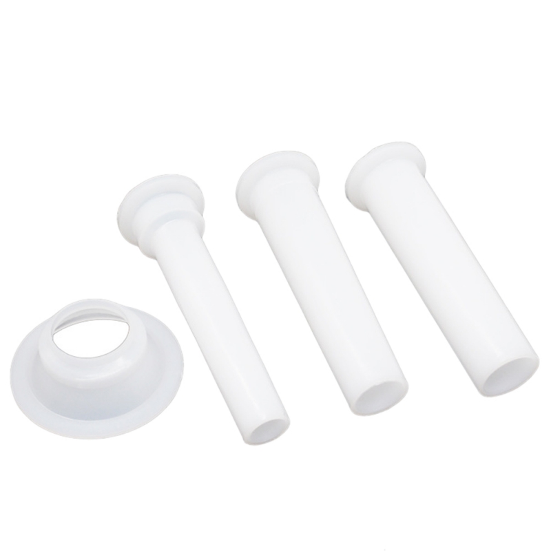3 stk/sæt kødkværn pølsestopper fylderør gør-det-selv pølsemaskine tragte dyser med 1pc 5.7cm baser køkkenværktøja: Default Title