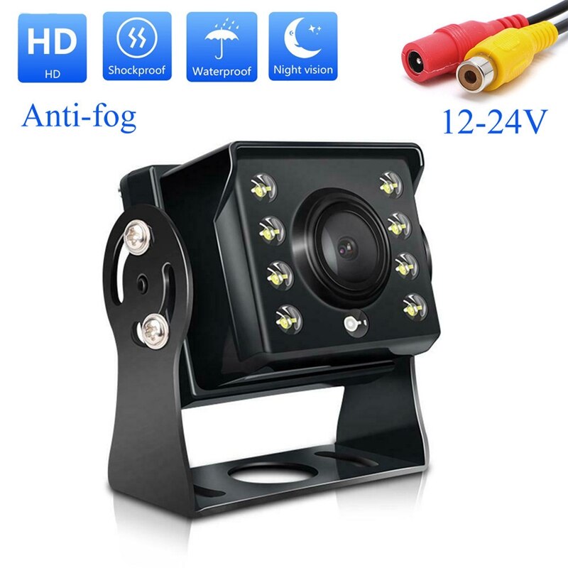 Car Monitor 5 Inch TFT LCD Rear View Camera IR Universal Mirror Parking Assistance for Trucks