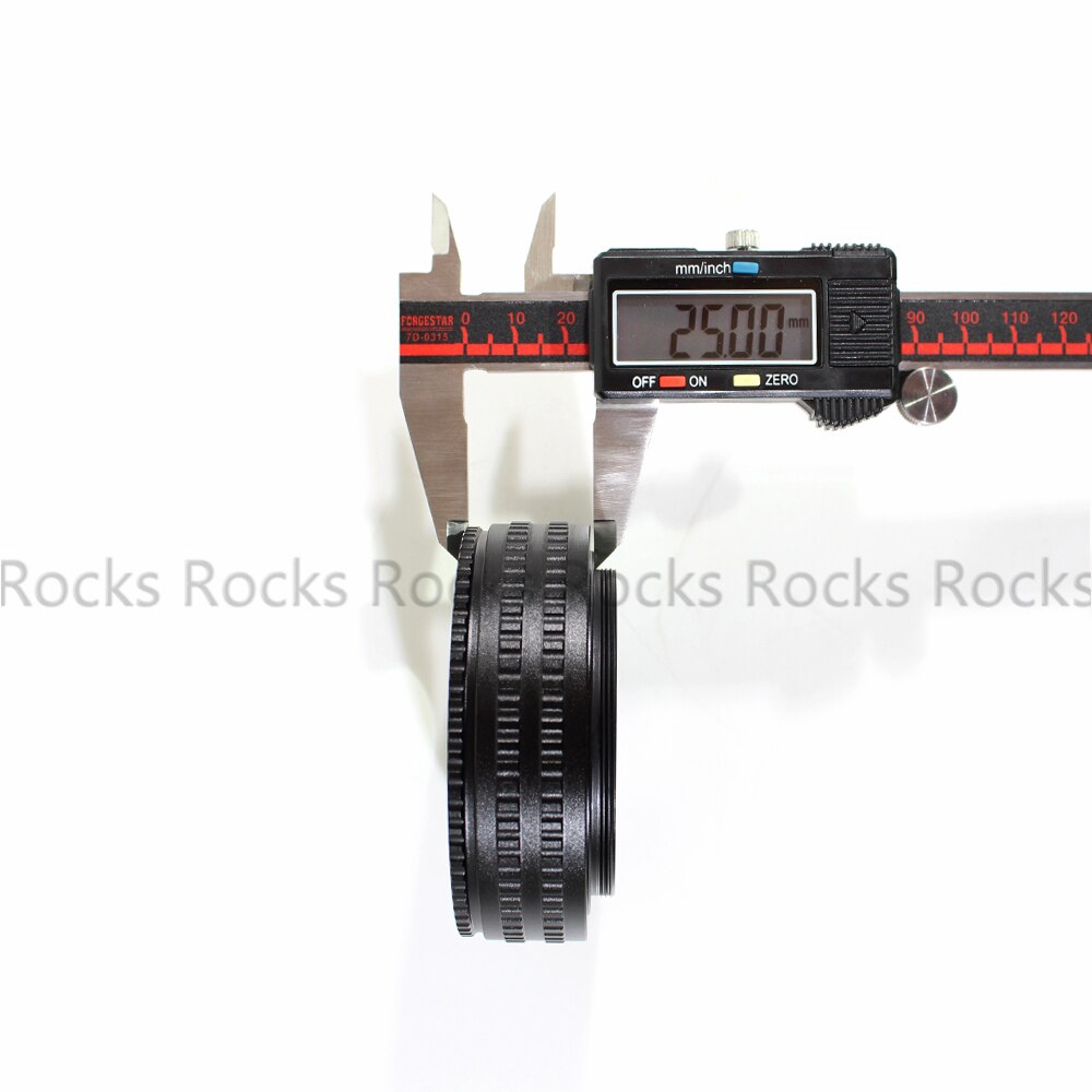 Pixco M65 om M65 Mount Lens Verstelbare Scherpstellen Helicoid 25-55mm Macro Tube Adapter-25mm naar 55mm