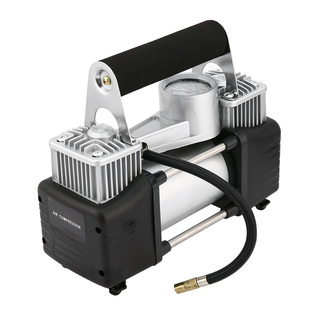 Portable Super Flow Car Tire Tyre Inflator 12V Metal Vehicle Auto Electric Pump Air Compressor J35CZQ277300