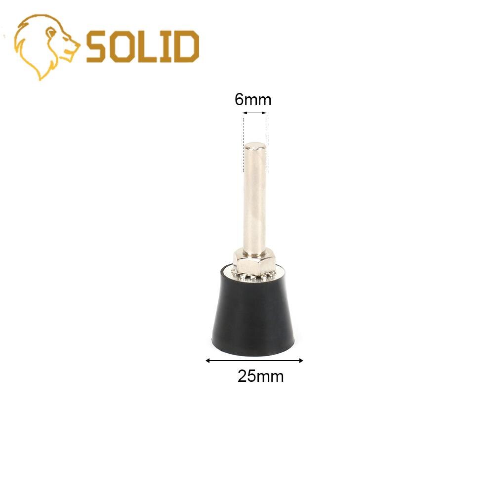 1Pc 1''/2"/3" Roll Lock Sanding Pad Mandrel Set 1/4'' Shank Roloc Type R Rubber Tray