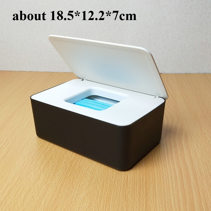 Bamboo Box Tissue Household Hotel Cafe for Napkin Dispenser Box Utility Paper Container Large Capacit: Emerald Green