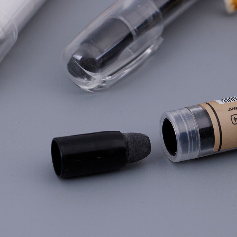 Simple Black White Pencil Shape Erasers Creativity Eraser Pencil School Supplies Painting Office Supplies Study Stationery