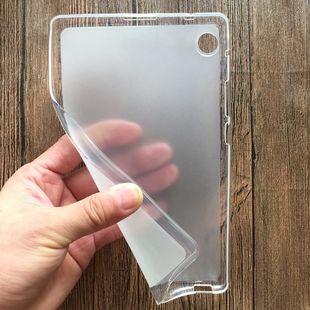 Dla Huawei MatePad T8 Model KOB2-L09 KOB2-W09 ultra szczupły miękki futerał TPU pokrowiec na tablet odporny na wstrząsy muszla + rysik: przezroczysty