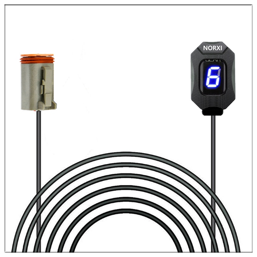 Gear Indicator Gear Meter For Harlei Motorcycle Plug Play EFI Engine Ecu Plug Mount 6 Speed 1-6 Level