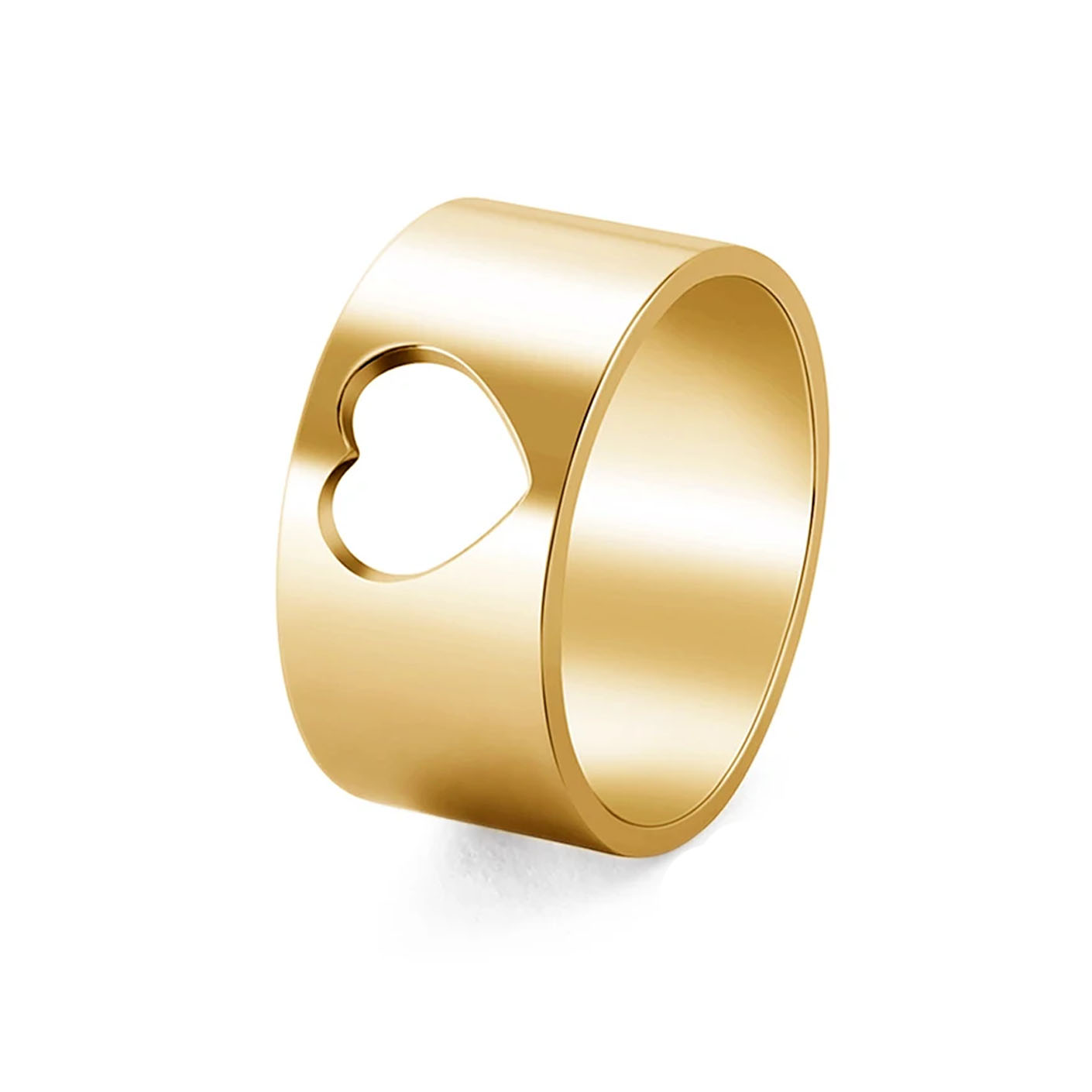 Cooltime kærlighed hjerte ringe til mænd kvinder rustfrit stål par fingerring bryllupsdag 2025 smykker: 7 / Grøn