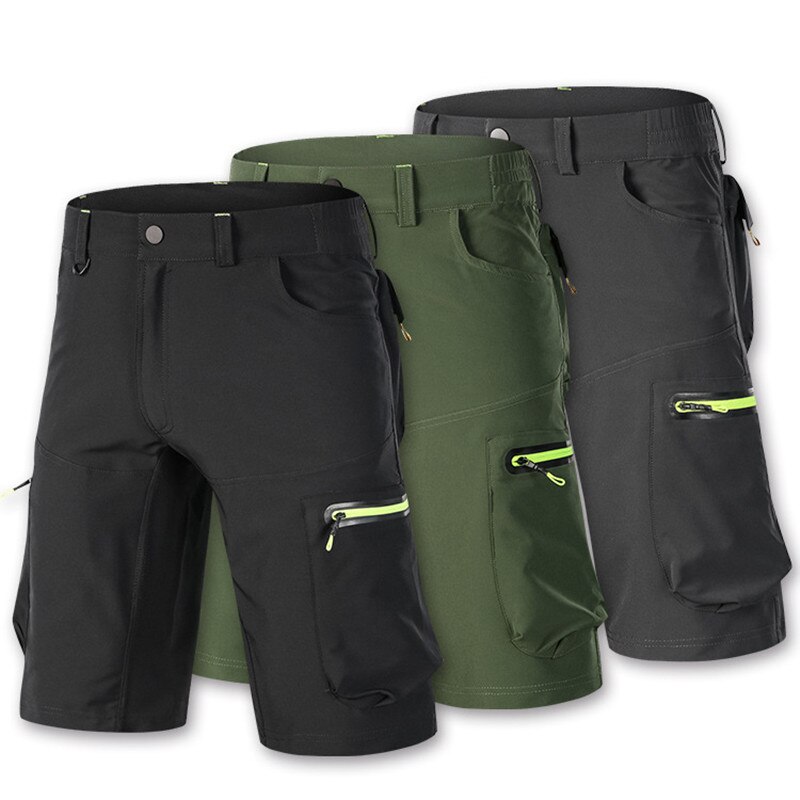 Pantalones cortos de secado rápido para hombre, ropa deportiva para exteriores, senderismo, senderismo, correr, acampar, escalar