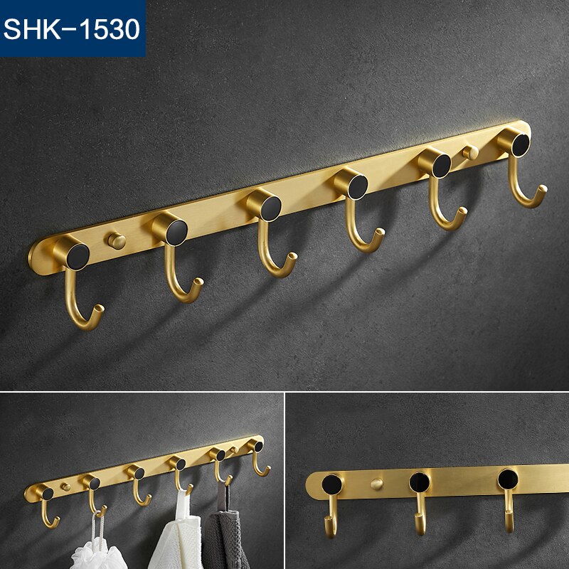 Metal Kitchen hook wall hanging bathroom hanger wall clothes row hook multiple colour: SHK-1530