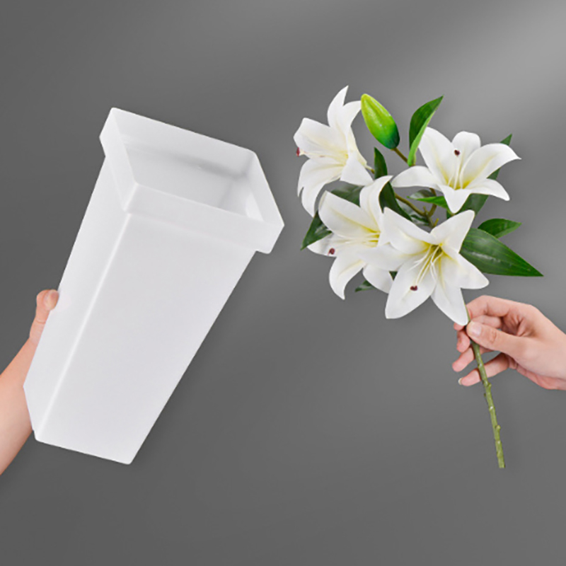 Plastics Umbrella Holder Free Standing Flower Bucket Flower Shop Flower Storage Bucket Port Style Square Flower Bucket