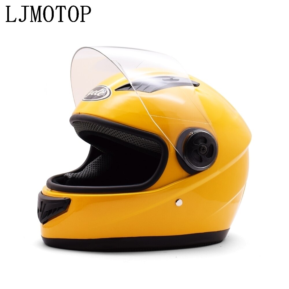 moto cross ful máscara moto rcycle cascos moto rbike MOTO casco de seguridad para Cruiser deportes calle bicicleta: Amarillo
